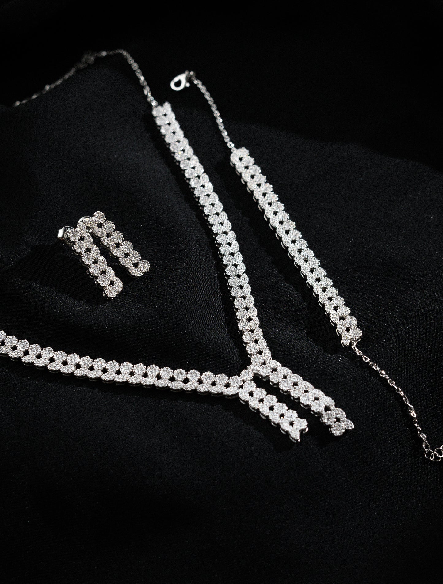 Silver Necklace Set BBAL0060 - 925 Silver